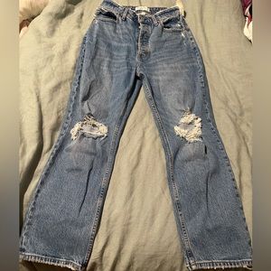 Abercrombie & Fitch curve love jeans.